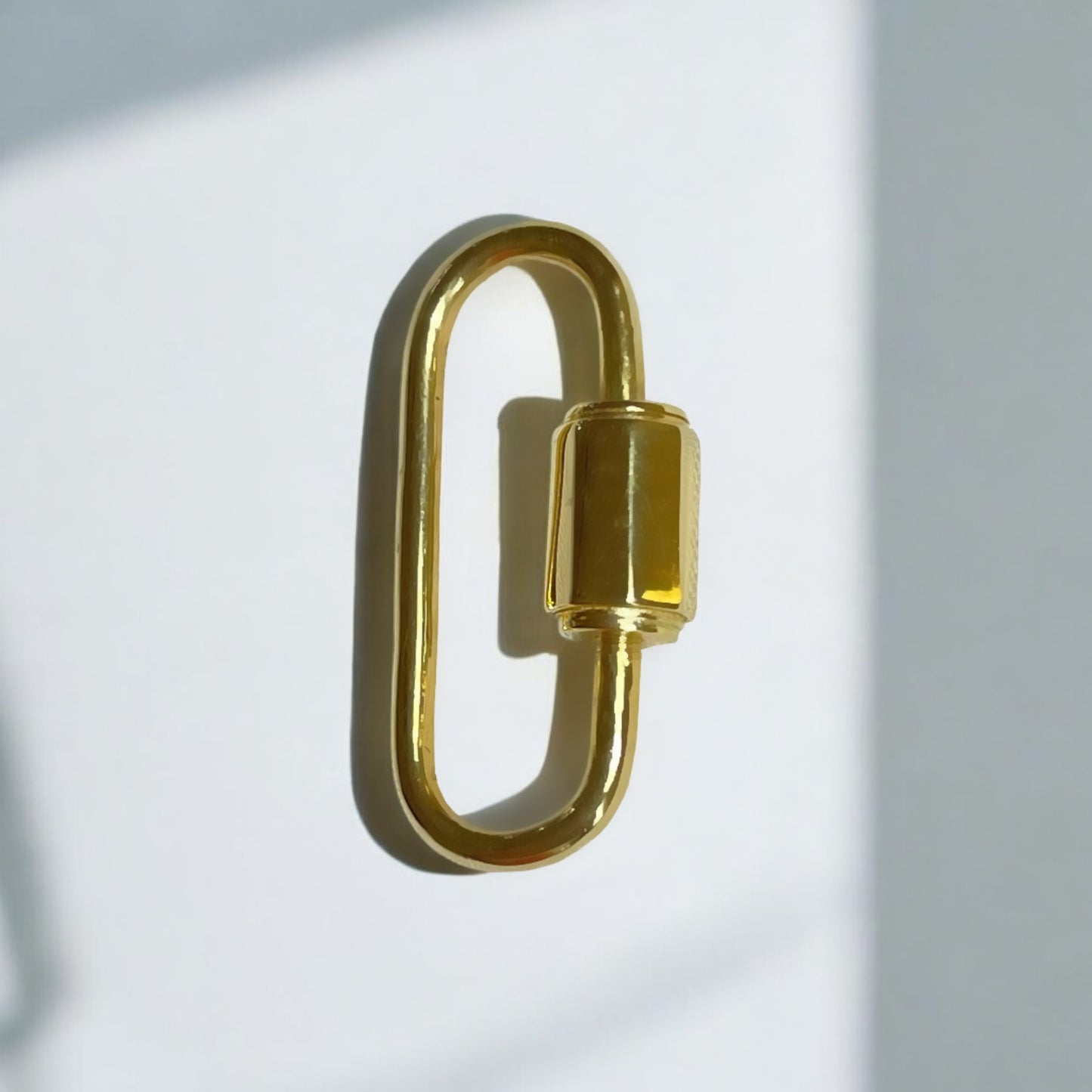 18k Gold Charm Lock