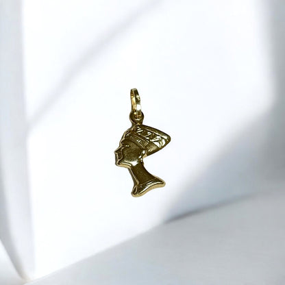 18k Gold Nefertiti Charm