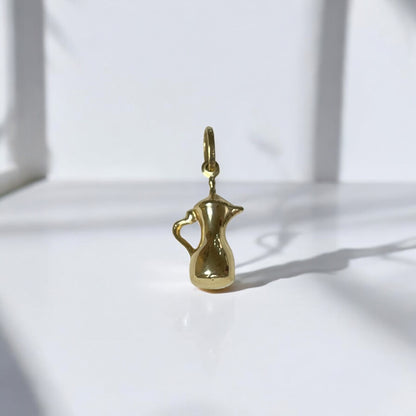 18k Gold Large Teapot Charm