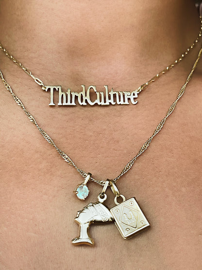 18k Gold "Third Culture" Necklace