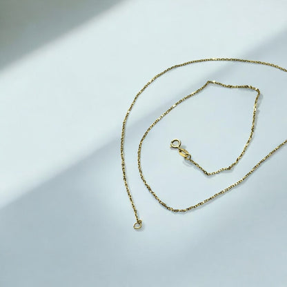 18k Dainty Solid Gold Necklace