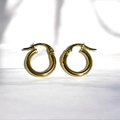 18k Gold Smallest Hoop earrings