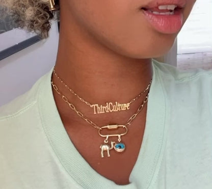 18k Gold "Third Culture" Necklace