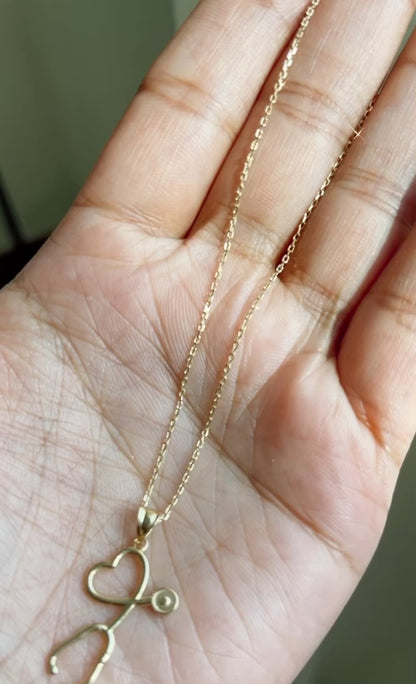 18k Dainty Solid Gold Necklace